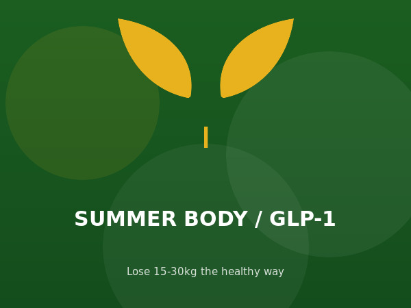 Summer Body GLP-1 weight loss solution — Home of Peptides Kenya