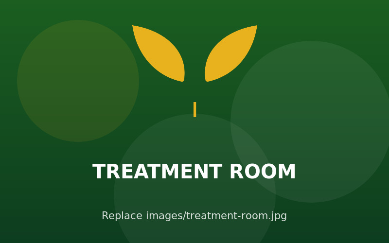Comfortable treatment room at Taikangyuan Health Center